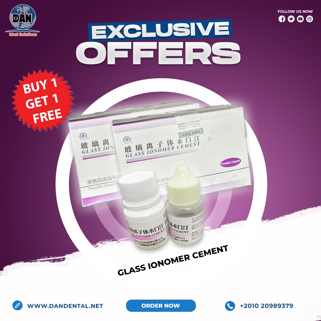 Glass Ionomer Cement + 1 Free